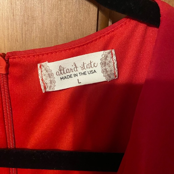Altar’d State Red Ruffle Dress - Picture 2 of 4